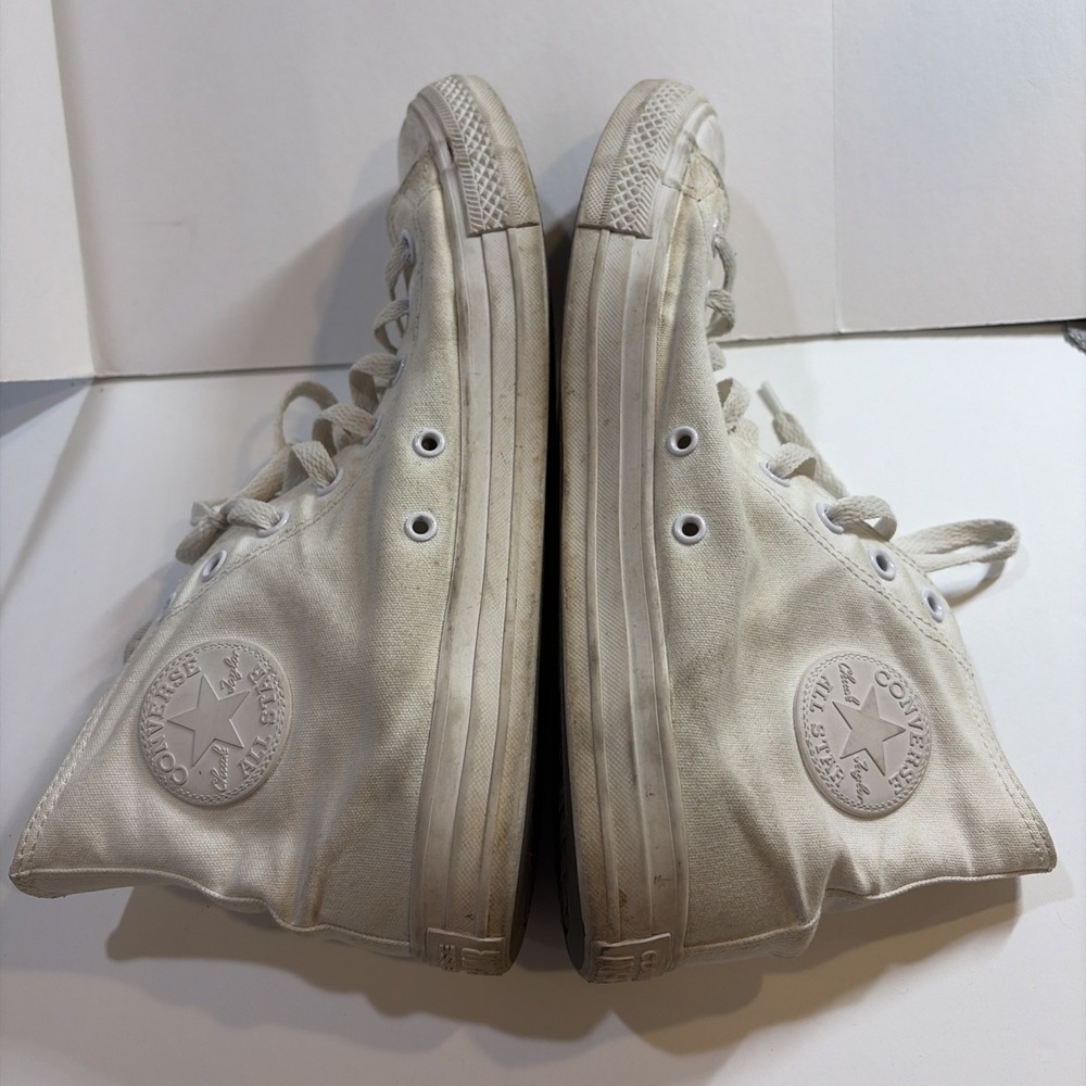 Converse Chuck Taylor All Star High-Top Sneaker White Monochrome 10.5 M/12.5 W